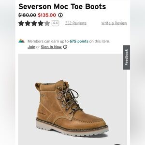 Eddie Bauer Severson Moc Toe Boot